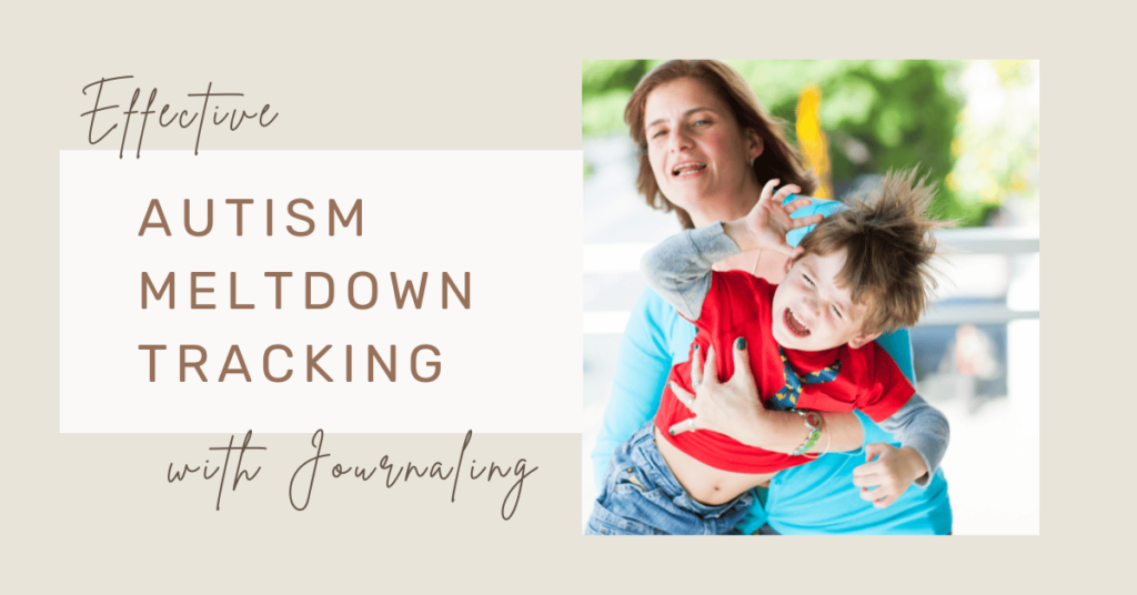 autism meltdown tracker